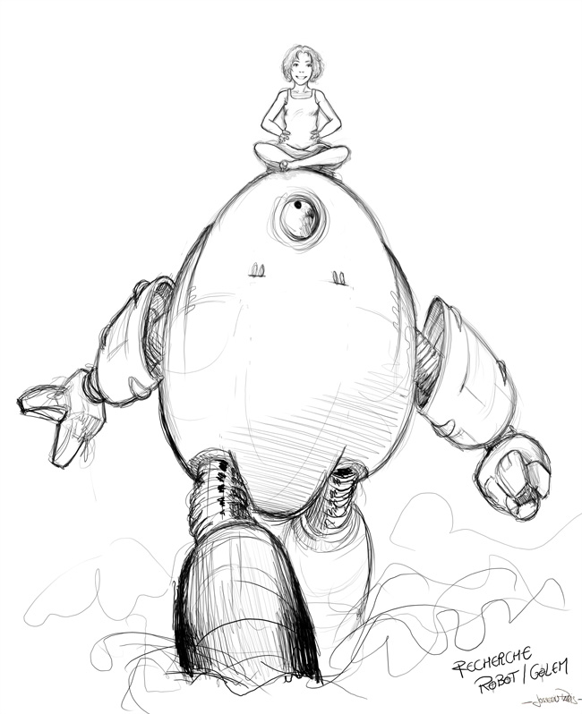 Robot-Golem-Fille