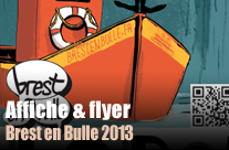Brest en bulle 2013 (affiche+flyer)